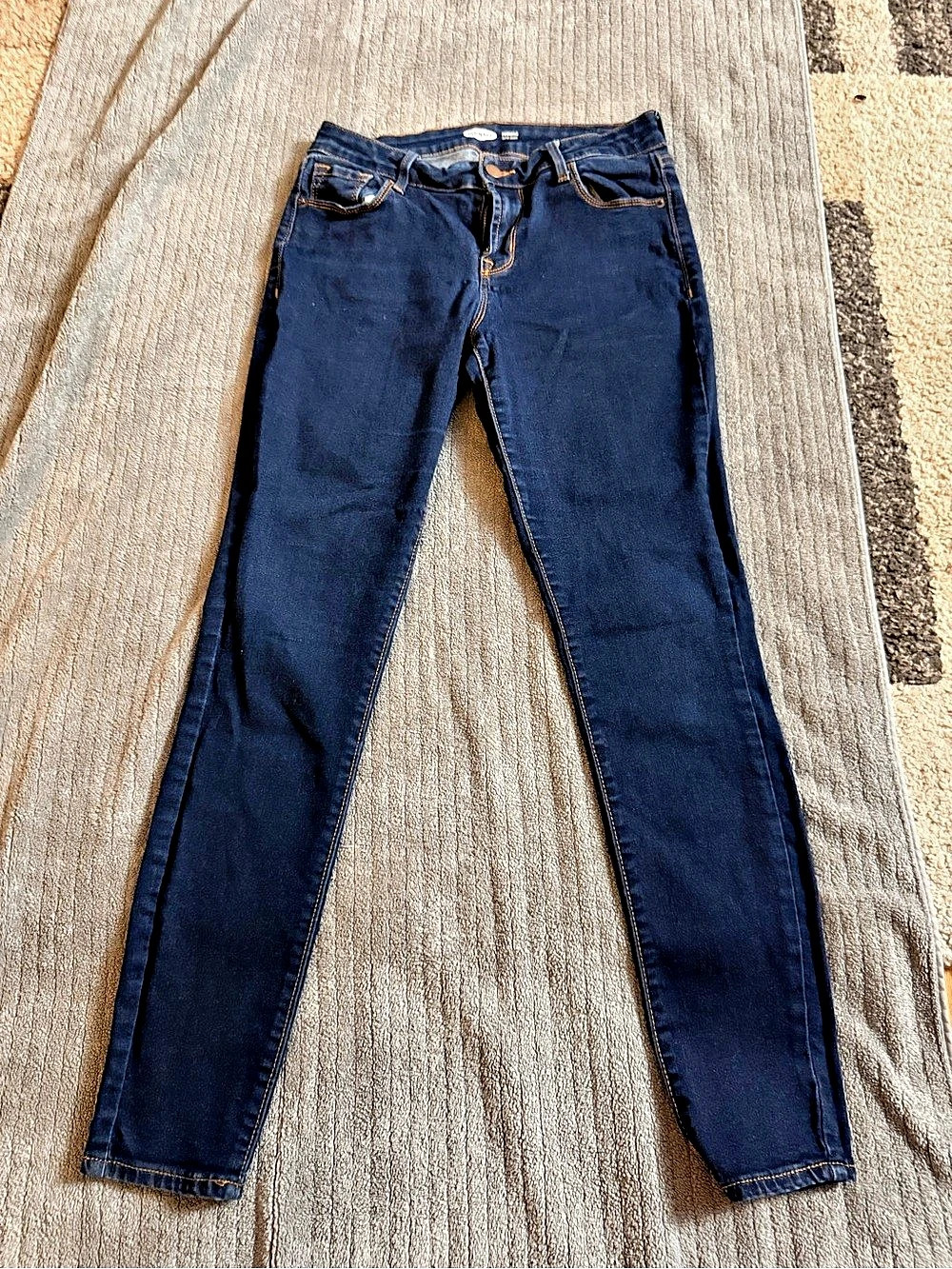 Old Navy Rockstar Super Skinny Jeans Waist 6 Blue